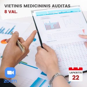 Nuotoliniai mokymai VIETINIS MEDICININIS AUDITAS 2023.11.22