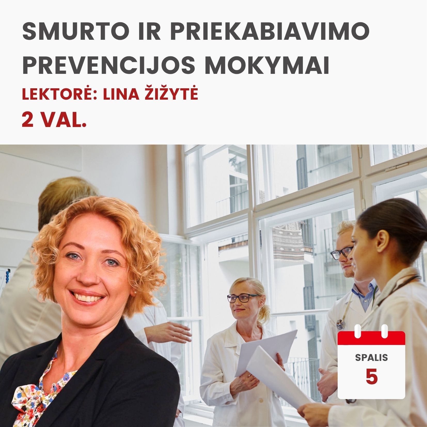 Nuotoliniai mokymai SMURTO IR PRIEKABIAVIMO PREVENCIJOS MOKYMAI 2026.10.05